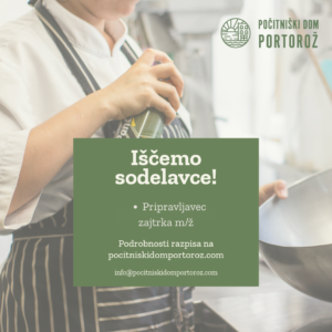 Read more about the article Razpis: Pripravljavec zajtrka M/Ž